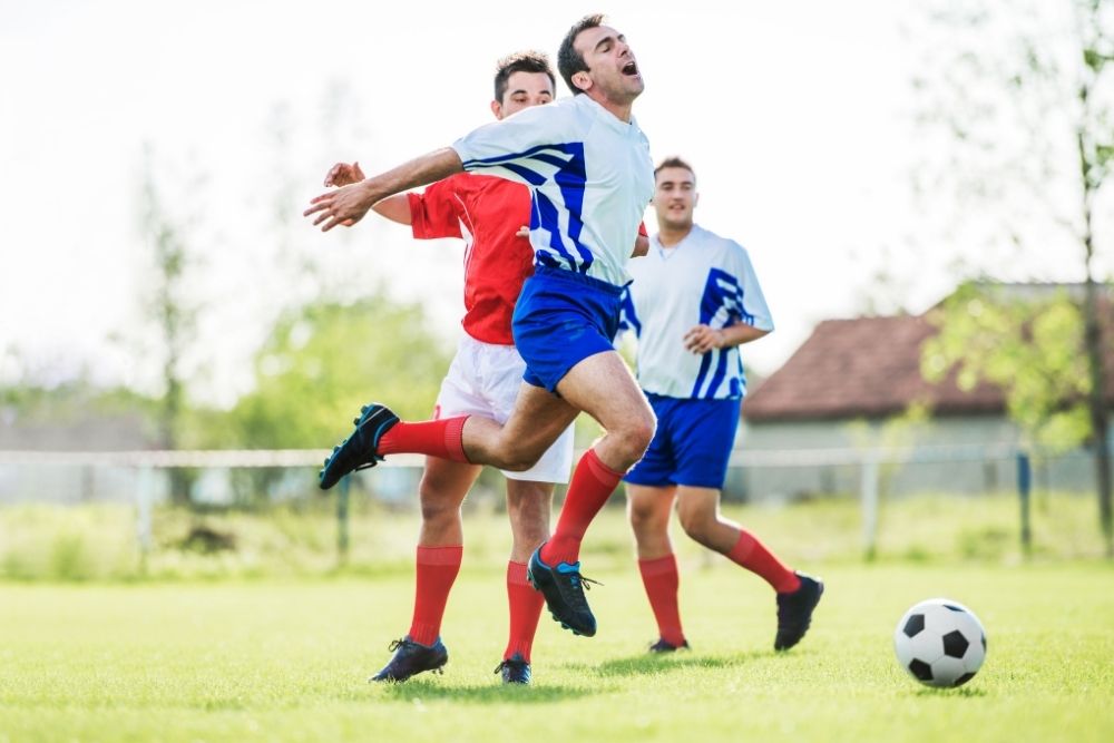 Holding an opponent is a illegal contact in soccer