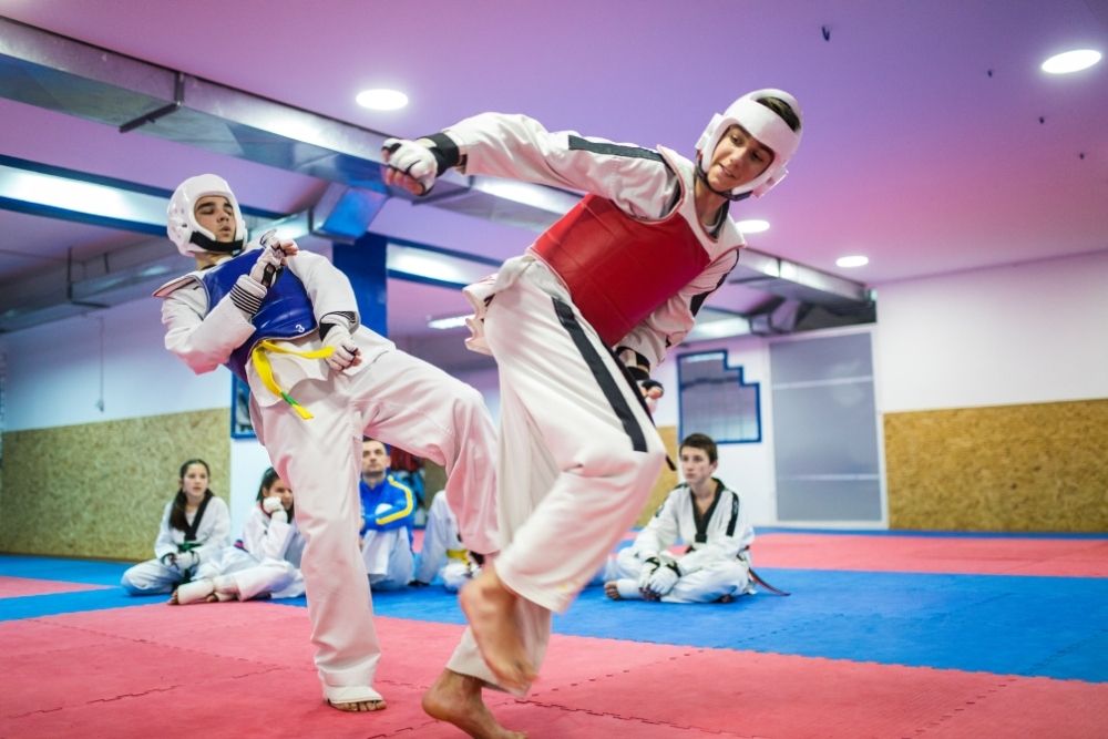 taekwondo is a semi contact Sports