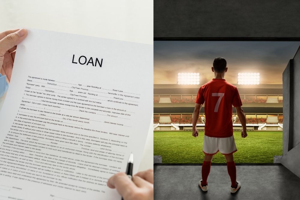 A soccer player and the loan contract