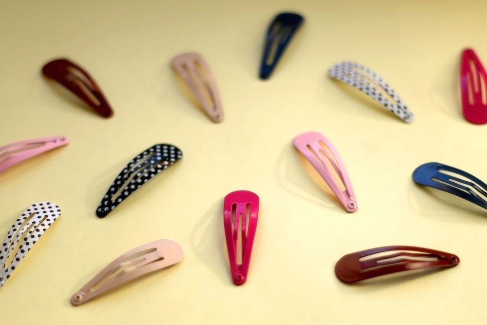 some Hair Clips are displayed