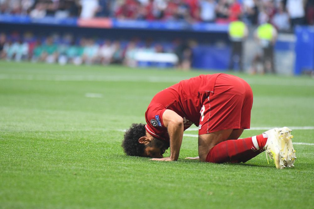 Salah are praying on the pitch