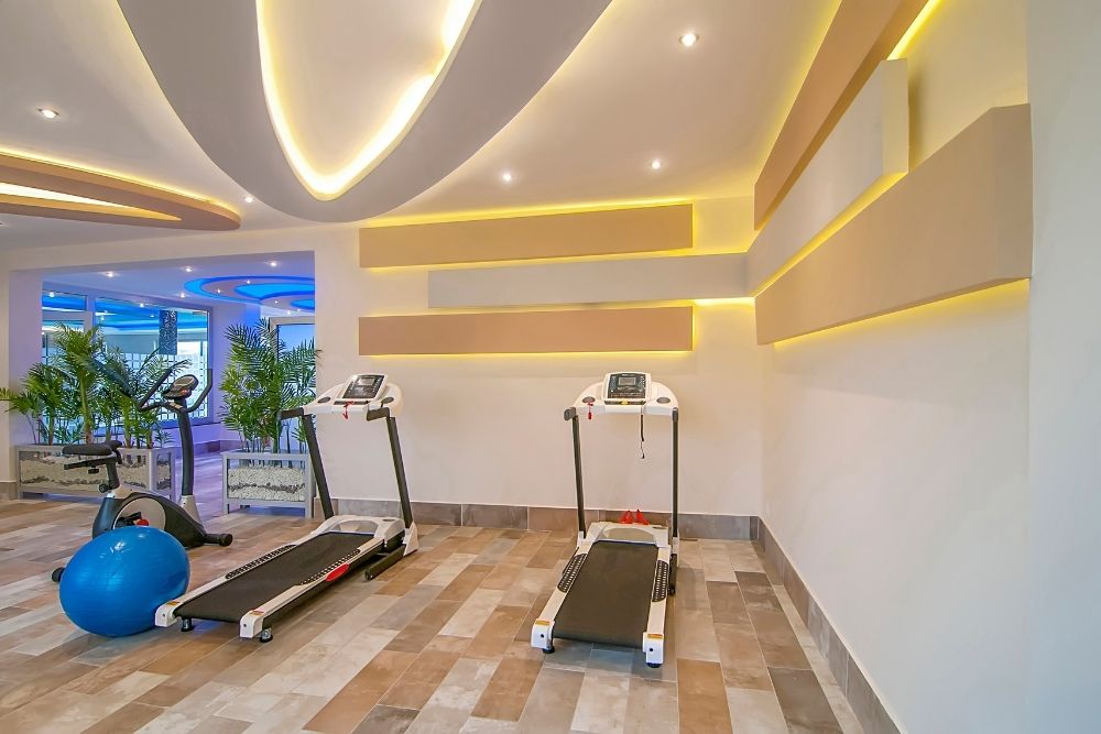 a workout room