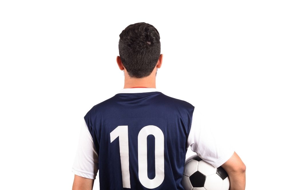 soccer player wearing number 10