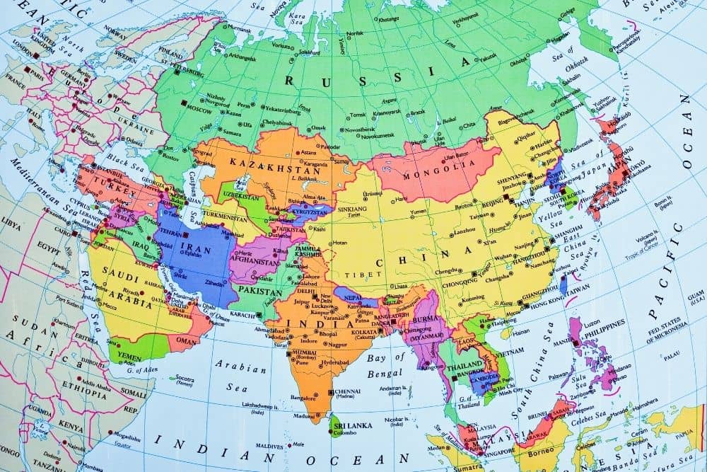 Asia and The Middle East