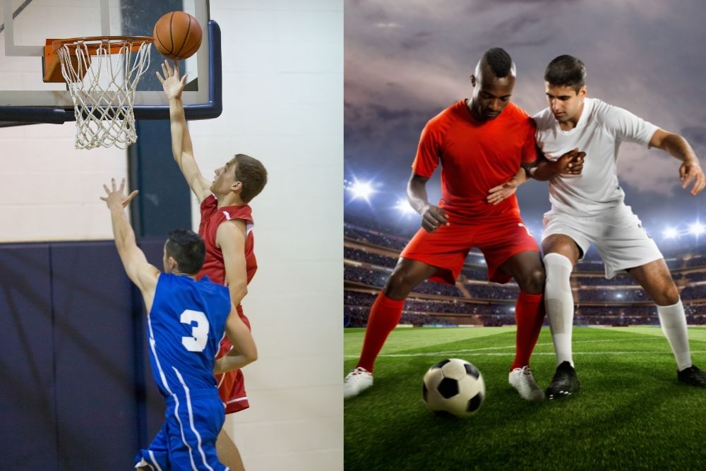 basketball players vs soccer players
