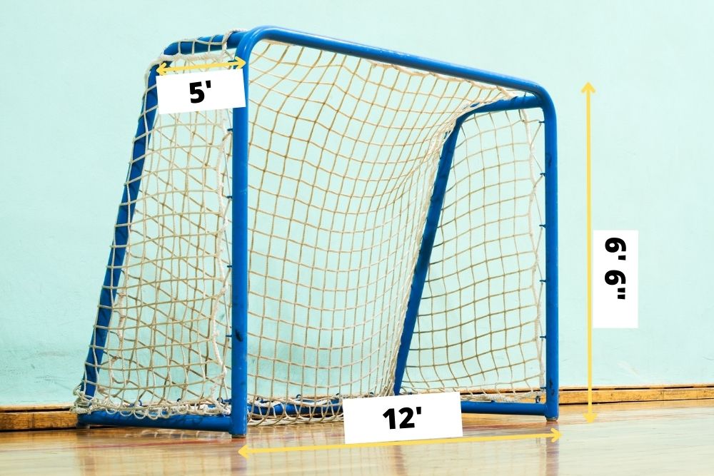 dimension of indoor goal net