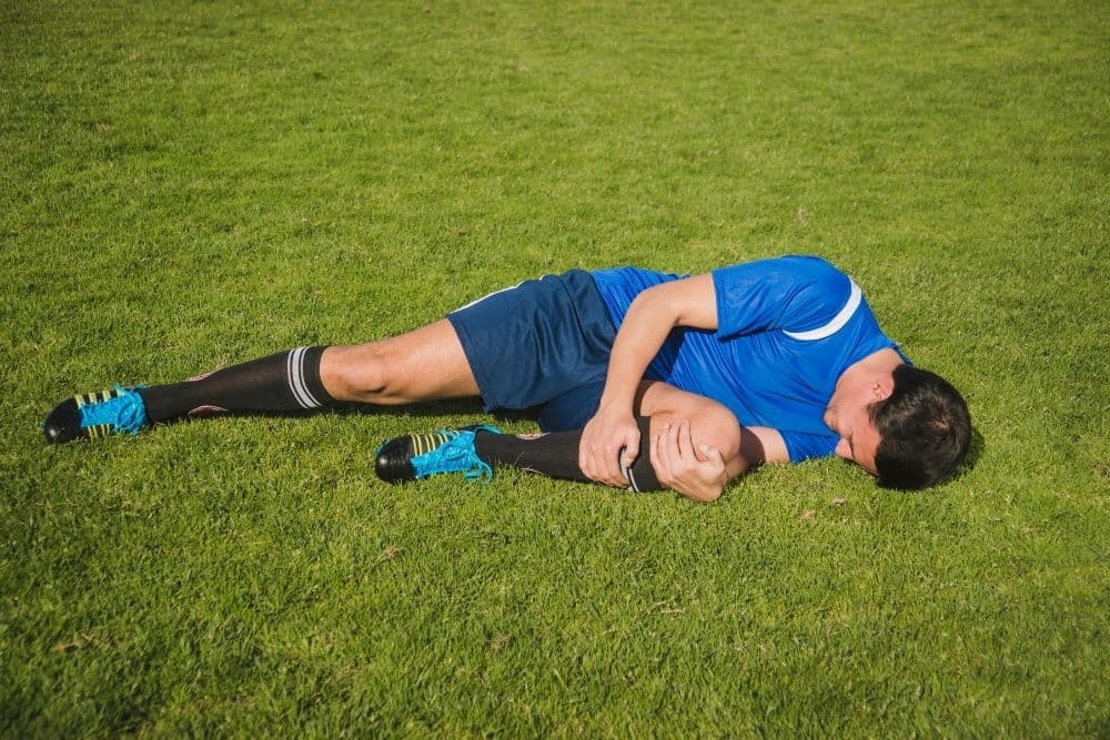 a soccer player experiences painful muscle cramps