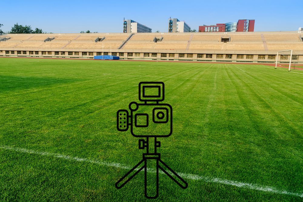 Gopro on the soccer field