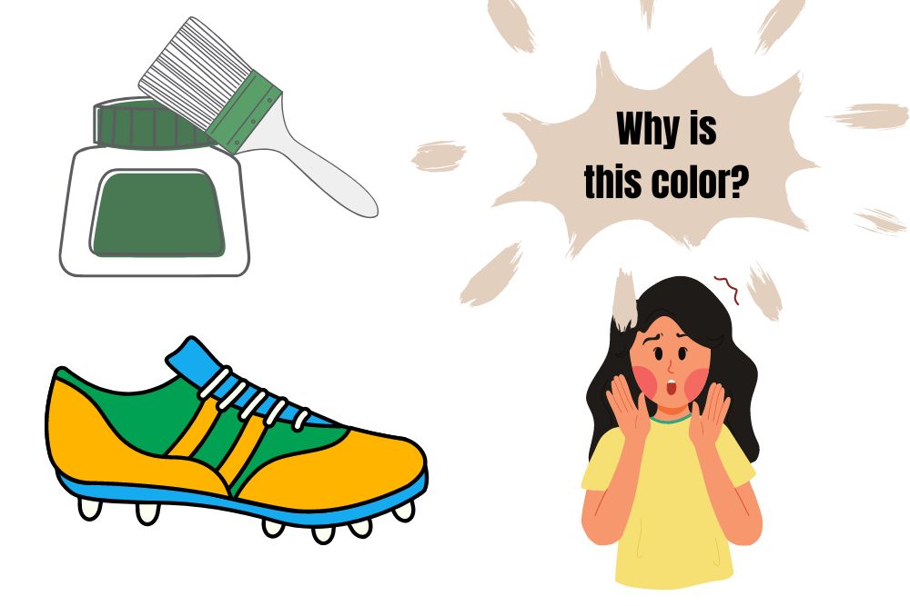 soccer cleats have different colors than expected