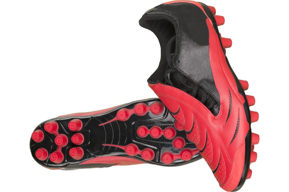 Red AG soccer cleats